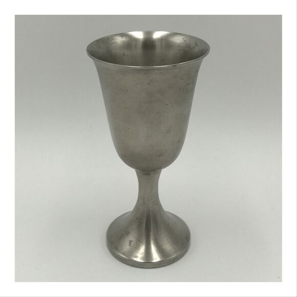 Vintage Web Pewter Wine Goblet Chalice 1151 5.5" Prop Reenactment Display USA - Picture 1 of 9